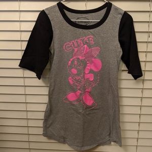 Disney Minnie Mouse Cute Graphic T-shirt Size S